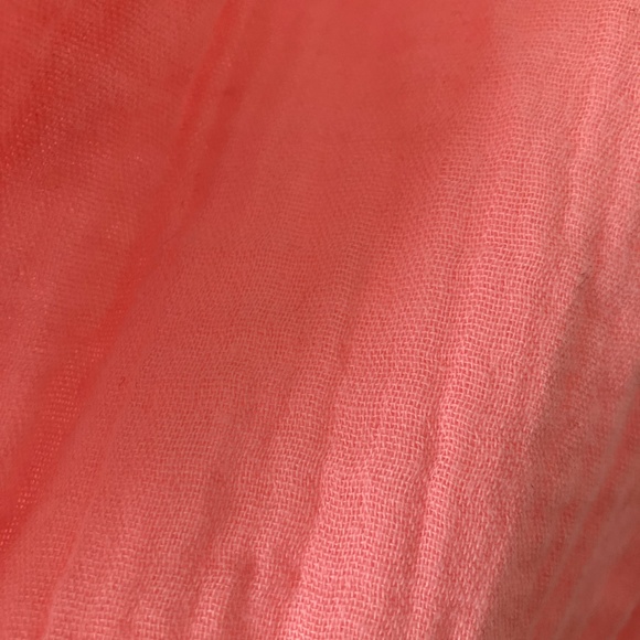 Old Navy Medium Pink Cotton Gauze Trapeze Tank With Braided Straps - Picture 2 of 4